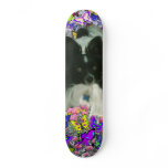 Matisse in Butterflies II - White & Black Papillon Skate Decks
