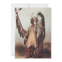 Mato-Tope, A Mandan Chief Portrait by Karl Bodmer