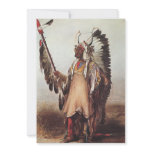 Mato-Tope, A Mandan Chief Portrait by Karl Bodmer invitations