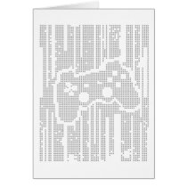 Matrix Pad - Controller Gamer Video Games Gaming Greeting Cards