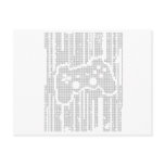 Matrix Pad - Controller Gamer Video Games Gaming postcards