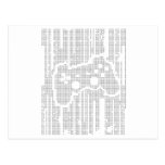 Matrix Pad - Controller Gamer Video Games Gaming Postcards