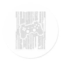Matrix Pad - Controller Gamer Video Games Gaming Stickers