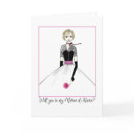 Matron of Honor Invitation Greeting Cards