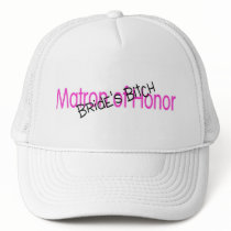 Matron of Honour Brides Bitch Pink Black