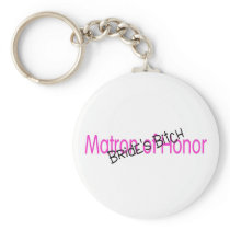 Matron of Honour Brides Bitch Pink Black