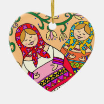 Matroshka Christmas Ornaments