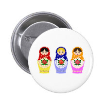Matryoschka dolls buttons