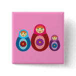 Matryoshka Dolls buttons