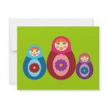 Matryoshka Dolls invitations