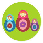 Matryoshka Dolls stickers