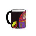 Matryoshka Pysanka Ukrainian Folk Art mugs
