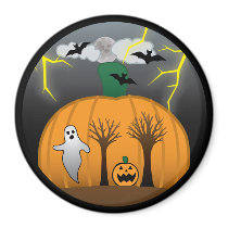 Mat's Halloween Magnet - Customised