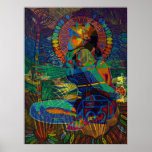 matsyendrasana - 2011 digitally poster