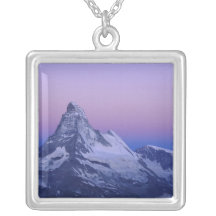 Matterhorn at dawn, Zermatt, Swiss Alps, Necklace