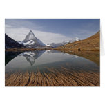 Matterhorn' reflection in the Riff... Greeting Card