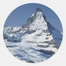 Matterhorn Round Sticker