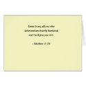 MATTHEW 11:28 cards
