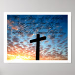 Matthew 16:24 Bible Scripture Art Print