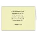 MATTHEW 17:20 cards
