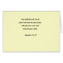 MATTHEW 22:37 cards