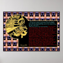 Matthew 24:3-14. poster
