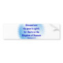 Matthew-5: 3 - Blessed are the poor in spirit.... Bumper Sticker