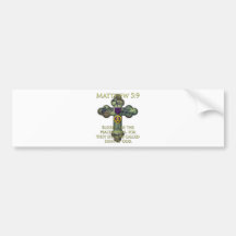 Matthew 5:9 bumper sticker