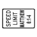 Matthew 6:1-4 rectangle stickers