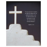 MATTHEW 6:24 Bible Verse flyers