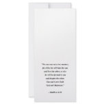 MATTHEW 6:24 rack cards