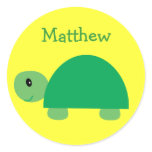 Matthew´s cute green turtle stickers