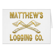 Matthew's Logging Company Cards
