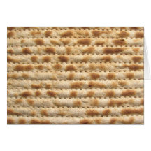 Matzah biscuit flatbread card