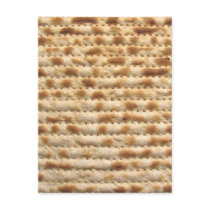 Matzah biscuit flatbread postcards