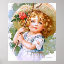Maud Humphrey's Sweet Little Summer Girl Posters