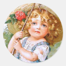 Maud Humphrey's Sweet Little Summer Girl Stickers