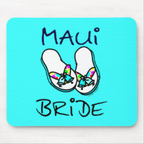 Maui Bride Wedding Mouse Pad