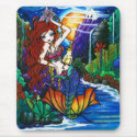 Maui Princess Mermaid Cockatoo Fairy mousepads