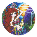 Maui Princess Mermaid Fairy Cockatoo stickers