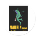 Maurin Quina - Cappiello 1906 - Absinthe Apertif stickers