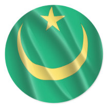MAURITANIA ROUND STICKER