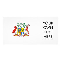 Mauritius Coat of Arms Photo Card Template