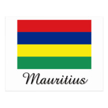 Mauritius Flag Design Post Cards