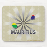 Mauritius Flag Map 2.0 Mouse Pad
