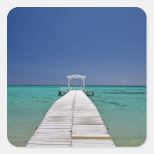 Mauritius, Western Mauritius, Le Morne 2 Square Sticker