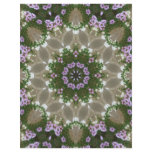 Mauve and White Lantana Kaleidoscope Art 3 flyers