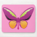Mauve Butterfly mousepads