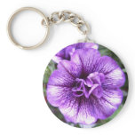 Mauve flower keychain