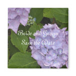 Mauve Hydrangea Save the Date magnets